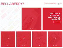 Tablet Screenshot of bellaberry.com